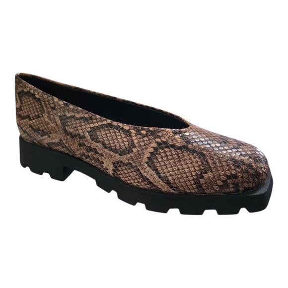 Katy Perry Collections Shoes - Snake-Print Brown Women's Slip-On Loafer